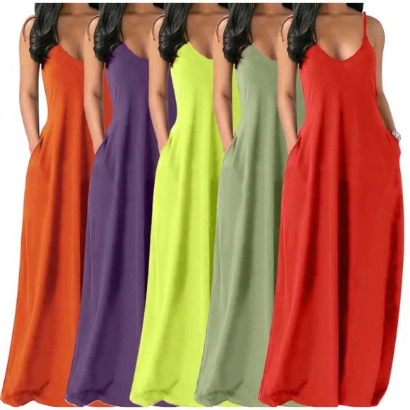 (2 time)🌟HOST PICK🌟 MUSTARD Drape Harem Maxi Dress 💛 - Picture 5 of 6